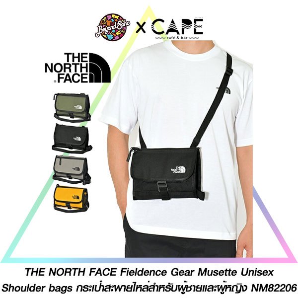 THE NORTH FACE  Fieldence Gear Musette Unisex Shoulder bags กระเป๋าสะพายไหล่สำหรับผู้ชายและผู้หญิง NM82206