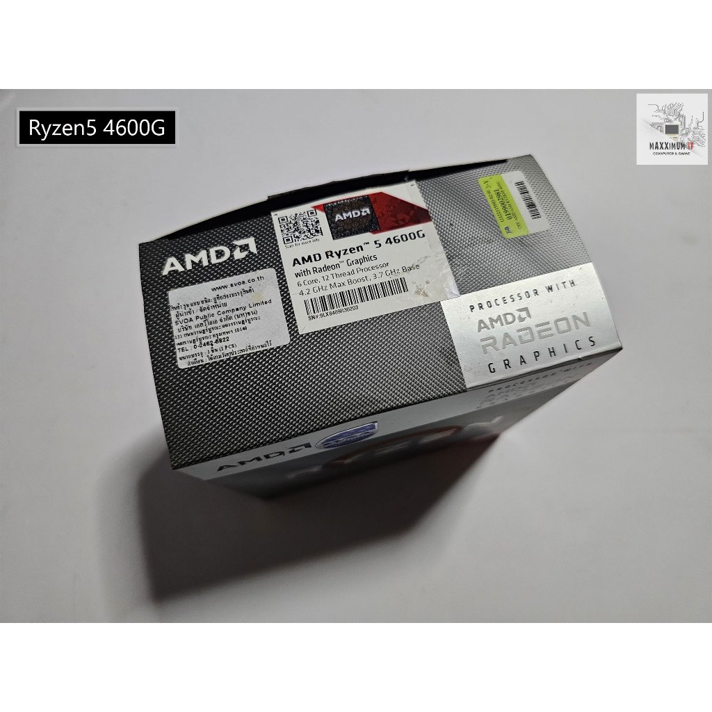 CPU : Ryzen5 4600G:: Ryzen5 3400G:: Ryzen5 2400G:: Ryzen3 3200G:: Ryzen3 2200G (มือสอง)