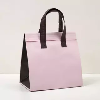 แพ็คละ 25 ใบ ถุงเก็บอุณหภูมิ แพ็คเกจเก็บอาหาร ฟอยล์เก็บความเย็น ขยายข้าง Cool Bag
