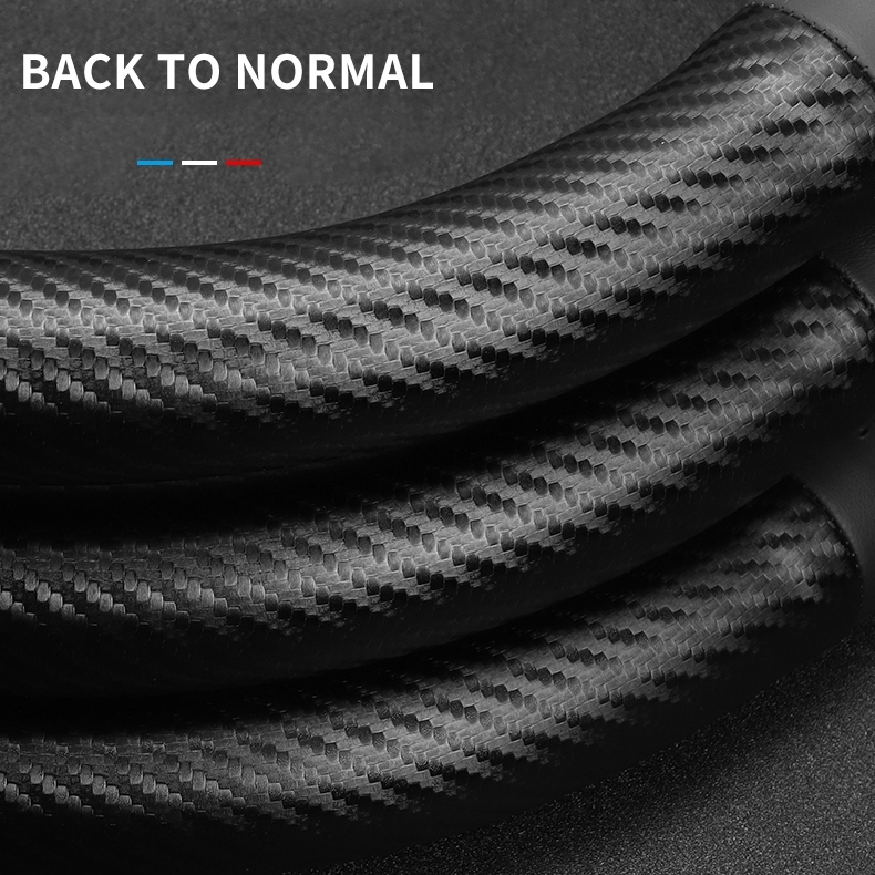 Toyota/Isuzu ปลอกหุ้มพวงมาลัย รุ่น ปั้มโลโก้3มิติ ลอกหุ้มพวงมาลัยหนังคาร์บอนไฟเบอร์ ป้องกันการลื่นไ - รูปที่ 3