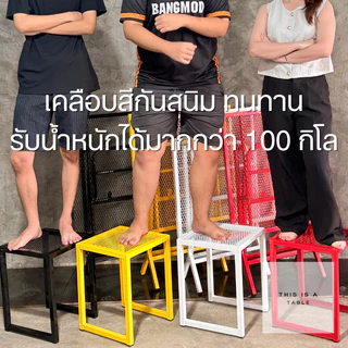 โต๊ะและเก้าอี้หน้าตะแกรงเหล็ก ราคาโรงงาน คุณภาพดี