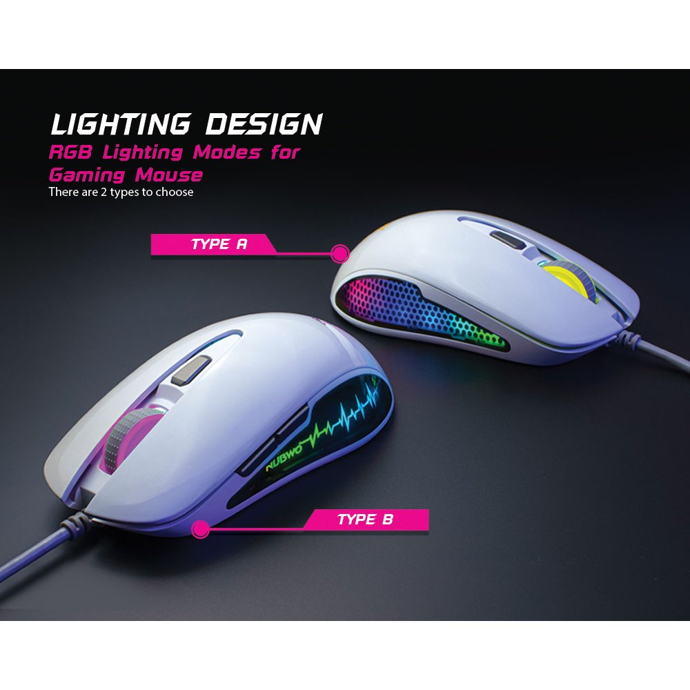 เม้าส์ NUBWO HERACLES รุ่น X53