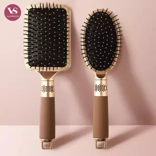 VS SASSMOON หวีแปรงผม 3 สไตล์ ด้านจับถนัดมือน้ำหนักเบา หวีขนนุ่ม มีปุ่มนวดศรีษะ หวีแปรงผมสำหรับมืออาชีพ