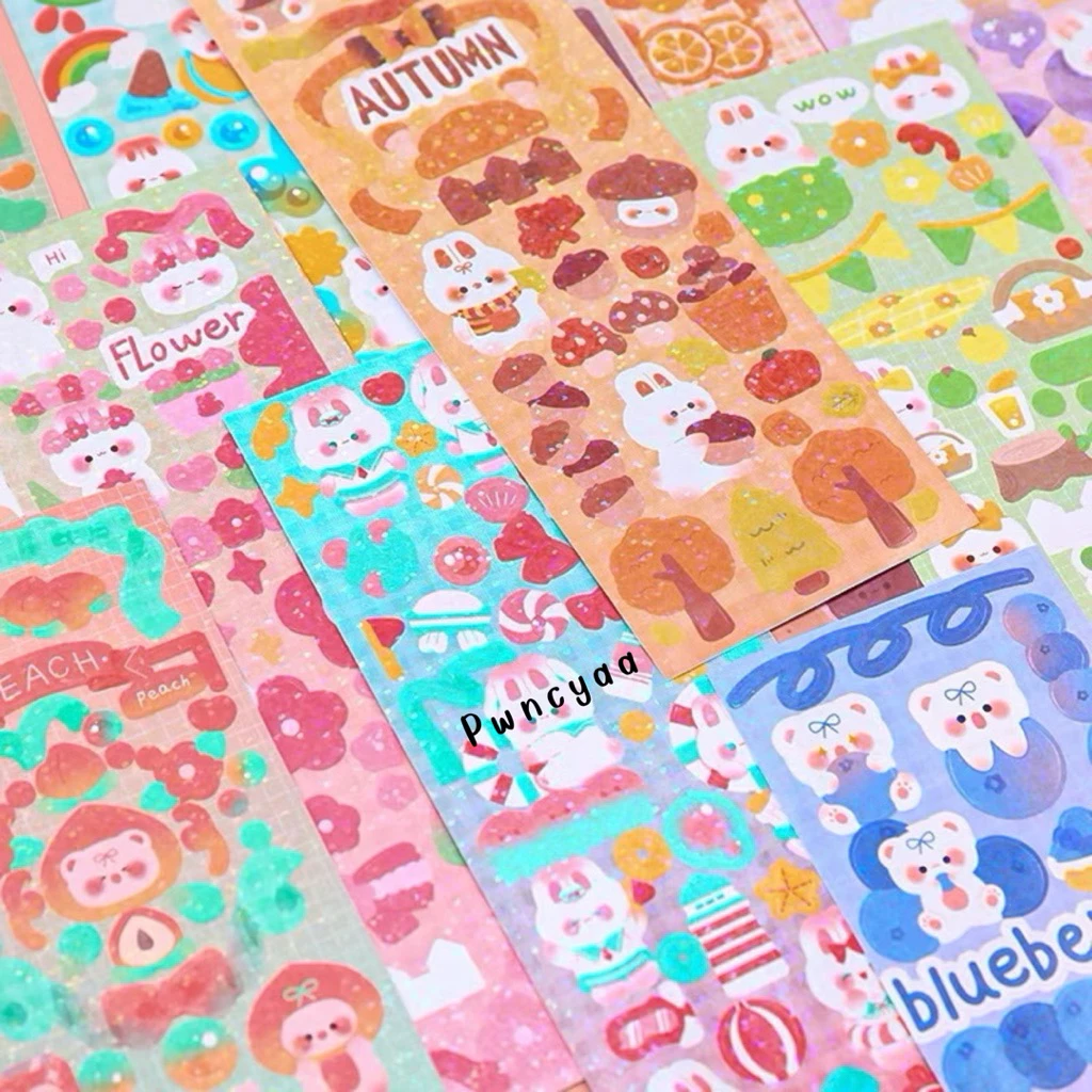 nanon สติ๊กเกอร์ไดคัท ลายการ์ตูน สุ่มลาย DIY thumbnail 7