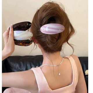 ส่งจากไทย🇹🇭Elegant Spring acylic Clip กิ๊บติดผมแบบสปริง ผิวมันวาว อะคริลิค กิ๊บติดผม กิ๊บผม