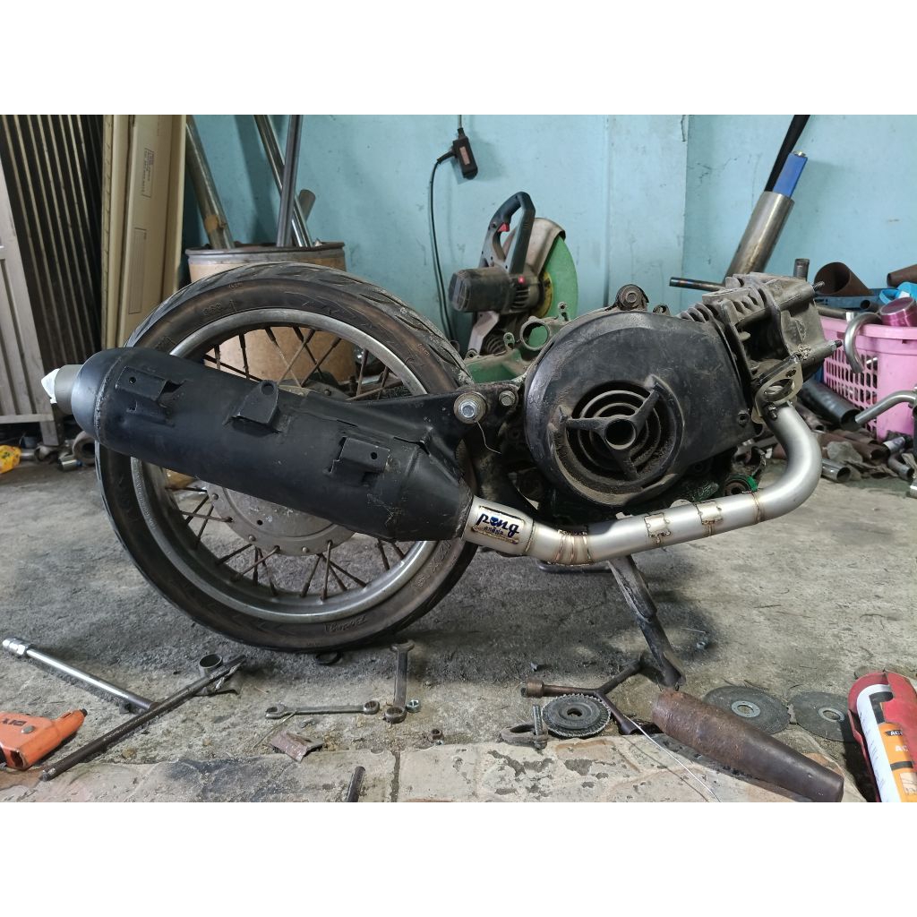 คอท่อยิงทรายMio finoท่อเดิม