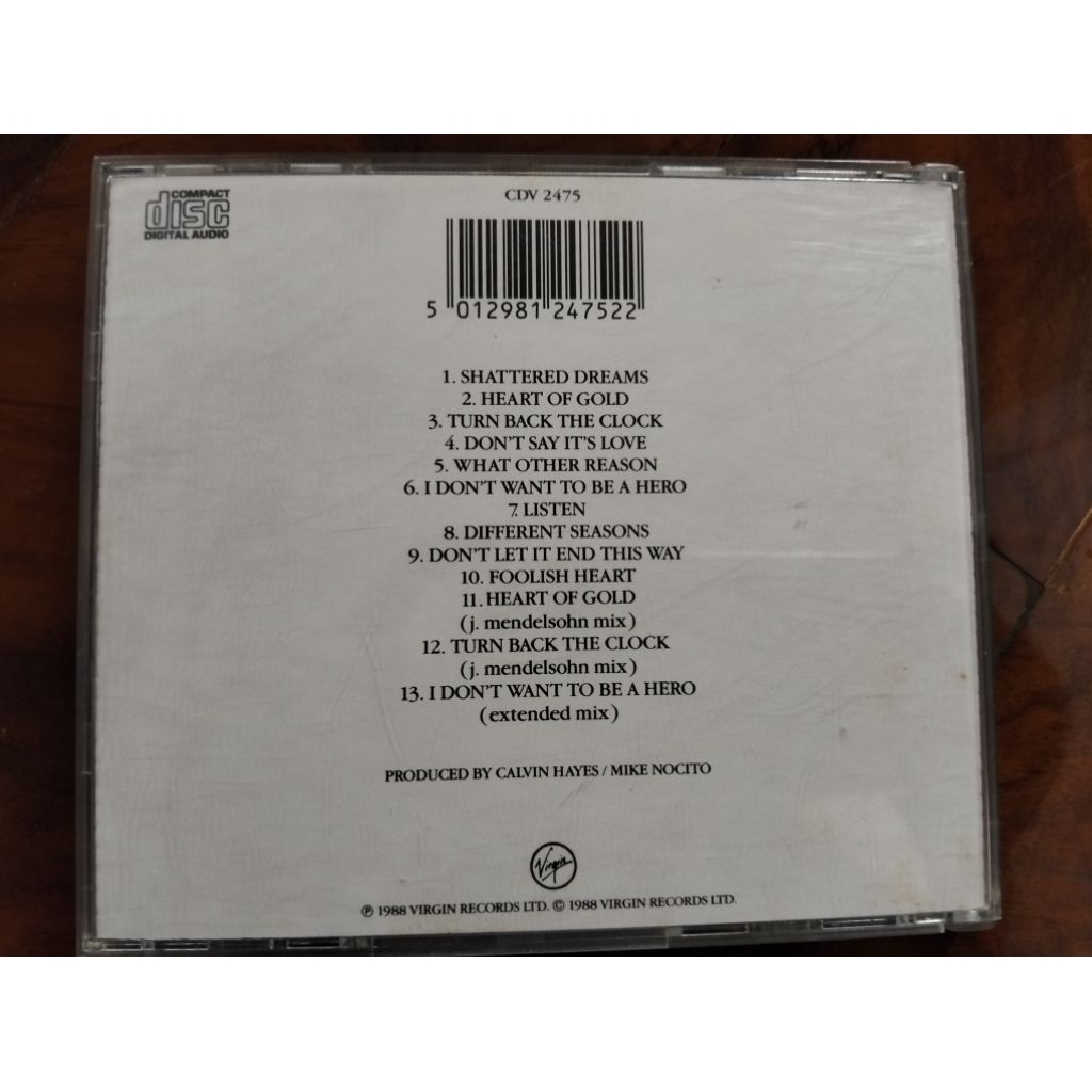 ซีดีเพลง cd music Johnny Hates Jazz รวมเพลง แผ่นนำเข้า มือสอง สภาพดี
