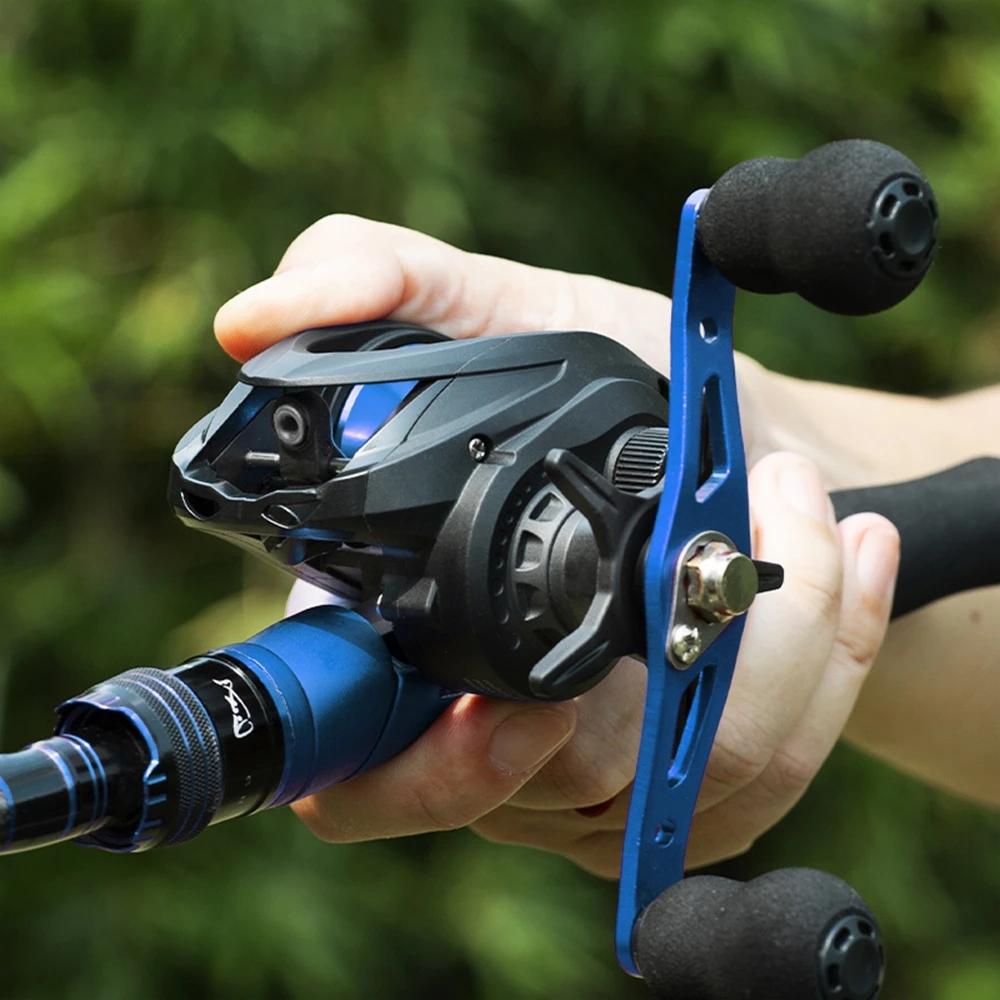 รอกเบส รอกหยดน้ำ Baitcasting Reel รอกหยดน้ำdc ซ้ายขวามือเบรกแม่เหล็กรอกตกปลา ซ้ายขวามือเบรกแม่เหล็กรอกตกปลา