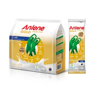 Anlene Gold 5 แอนลีน โกลด์ 5 นมผงแบบชง ชนิดซอง รสจืด 12x40 กรัม (480 กรัม) x2