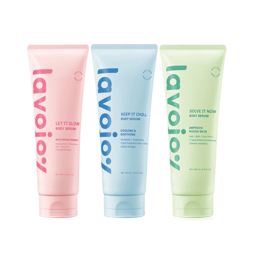 Lavojoy Solve It Now/Keep It Chill/Let It Glow Body Serum 180ml ลาโวจอย บอดี้ เซรั่ม โลชั่นบำรุงผิว