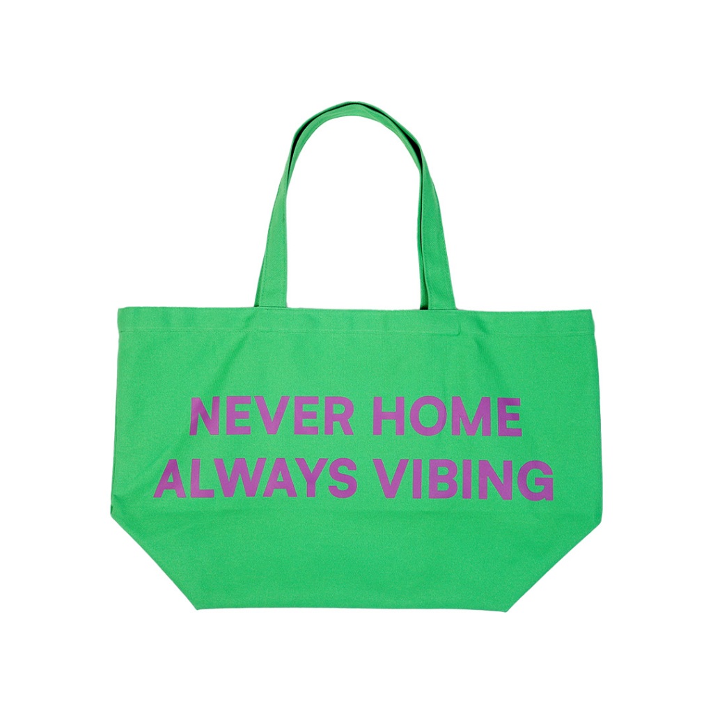 KNOWWHERE NEVER HOME TOTE BAG