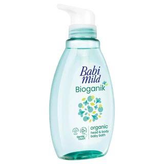 BABI MILD - Bioganik Organic Head & Body Baby Bath (380ml.) เบบี้มายด์ ไบโอแกนิก ออร์แกนิก เฮด & บอดี้ เบบี้ บาธ 380 มล.