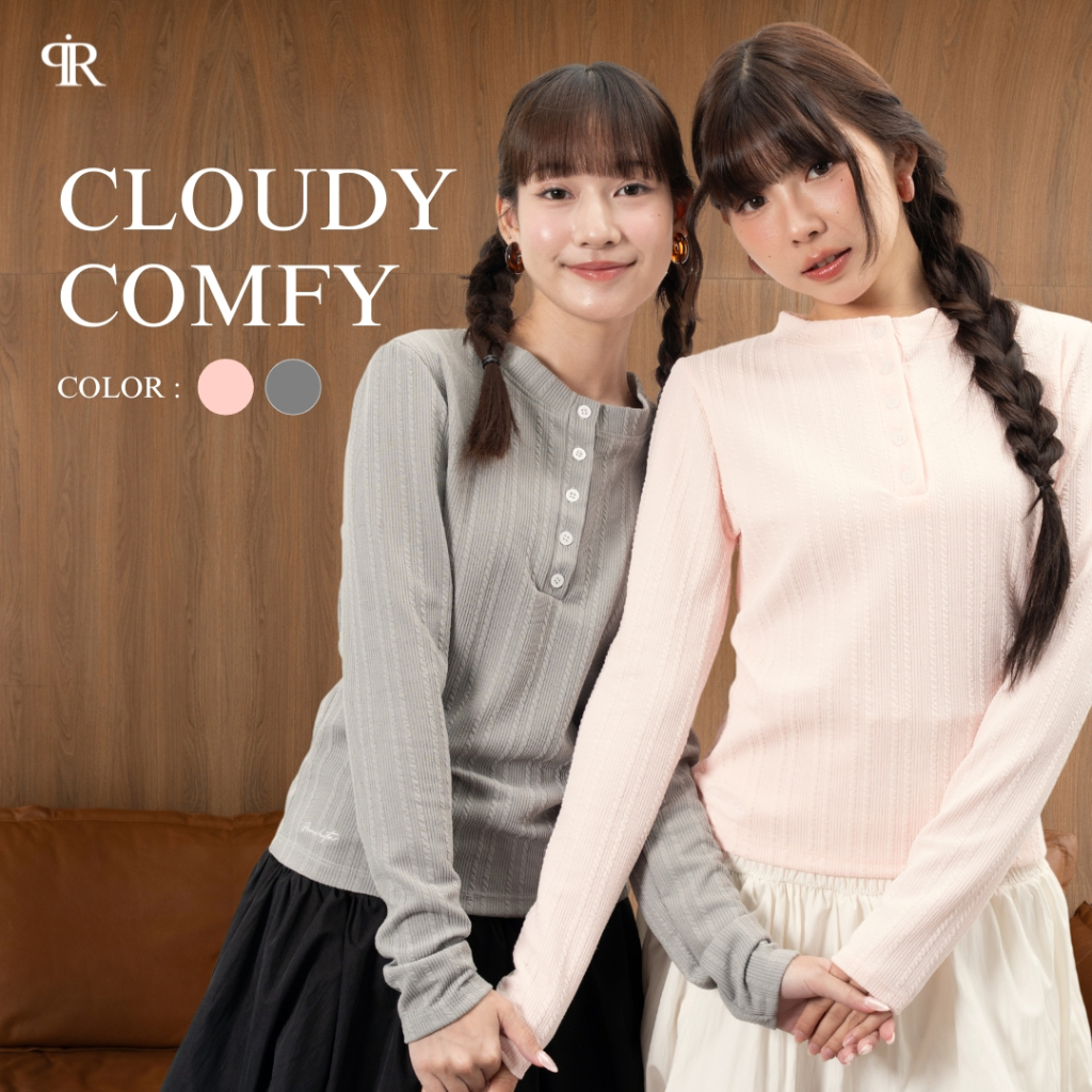 Panchitar Cloudy Comfy – เสื้อแขนยาวดีไซน์เรียบเท่ ด้วยเนื้อผ้า soft-weighted knit ที่นุ่มพิเศษ
