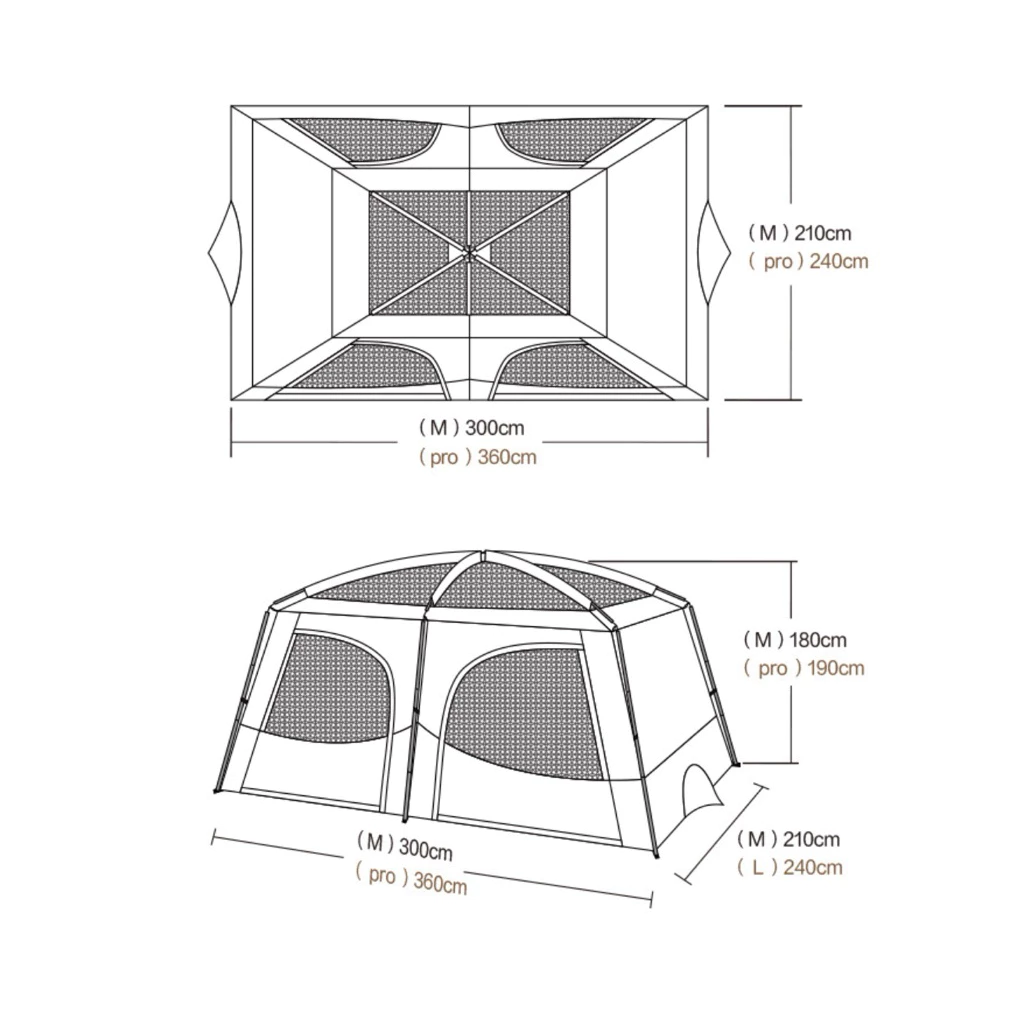 Vidalido An Saan Tent Cabin 2025 เต็นท์ขนาดกลาง-ใหญ่ 4-8 คน thumbnail 10