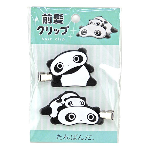 กิ๊บติดผม panda คลิปหนีบผมหน้าม้าแบบยาง Tarepanda ขนาด บรรจุภัณฑ์: ประมาณ กว้าง 81×สูง 125 มม.
