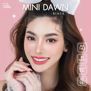 คอนแทคเลนส์ Mini Dawn Black (Kitty Kawaii) ขนาดมินิ 🌷 ลายฮิต สุดปังในเกาหลี