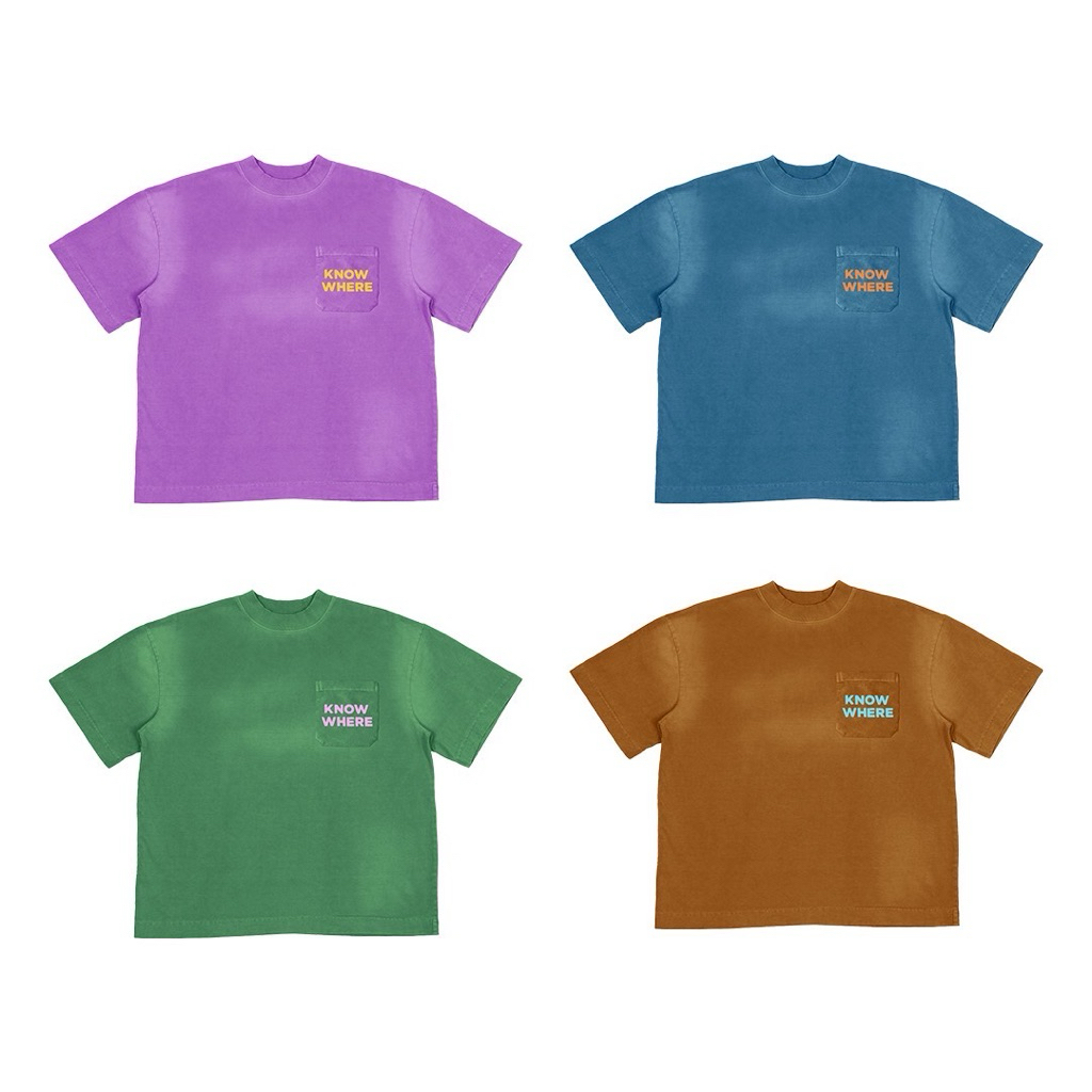 KNOWWHERESTUDIO LOST POCKET TEE