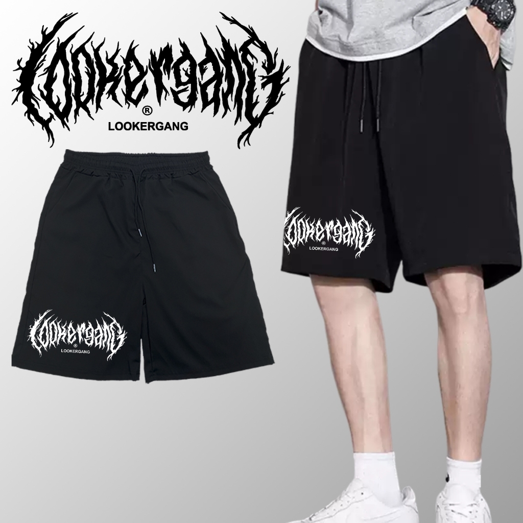 กางเกงขาสั้นชาย LOOKER GANG - กางเกงขาสั้นสไตล์สตรีทลําลอง #4