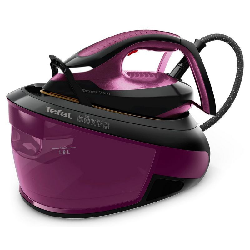 Tefal STEAM STATION EXPRESS VISION เตารีดไอน้ำ แรงดันสูง 2800 วัตต์  รุ่น SV8152E0พร้อมโต๊ะรองรีดขนา