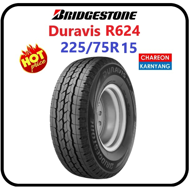 ยาง 225/75R15 BRIDGESTONE DURAVIS R624 ปี25 จำนวน *1เส้น*