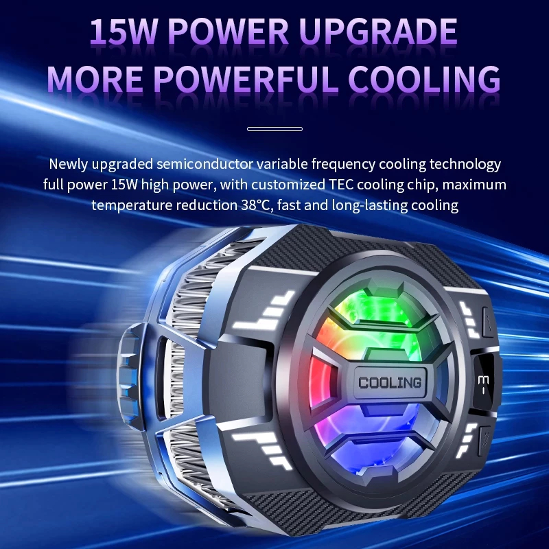 หม้อน้ำโทรศัพท์มือถือแบบคลิปหนีบด้านหลังแบบเซมิคอนดักเตอร์จอแสดงผลดิจิตอล S28 - รูปที่ 4