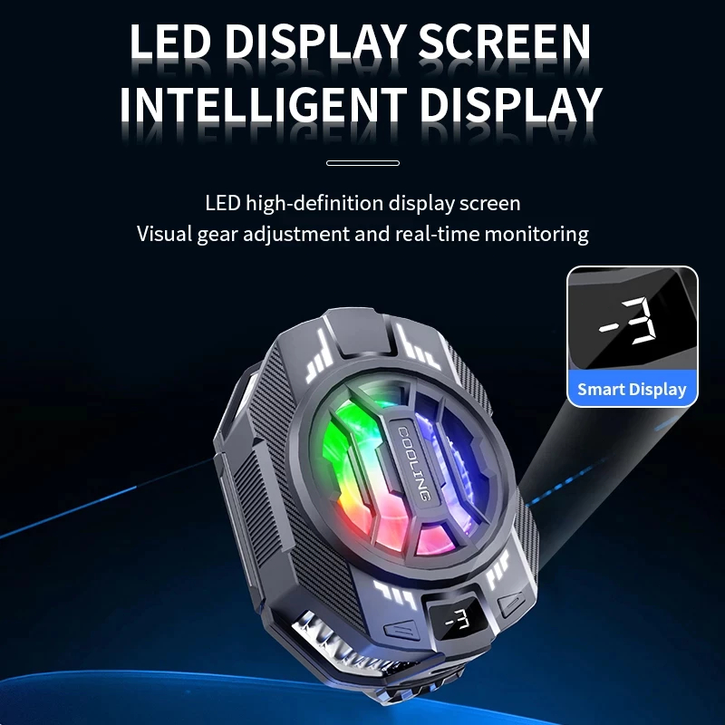 หม้อน้ำโทรศัพท์มือถือแบบคลิปหนีบด้านหลังแบบเซมิคอนดักเตอร์จอแสดงผลดิจิตอล S28 - รูปที่ 6