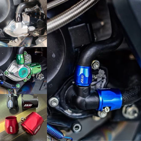 ปลอกรัดท่อน้ำHYB สำหรับ“ForzaและADV350"ราคาคู่ละ 290.- บาทเท่านั้น มีครบทุกสี กดสั่งได้เลย ส่งไวจากในไทย รีวิวเป็นพัน