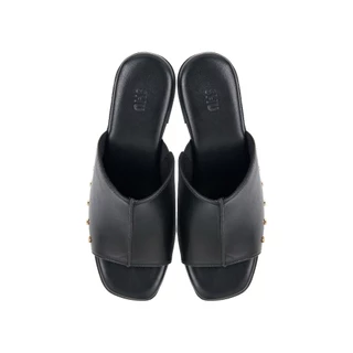 SHU BEDDY 2" MULE - NUDE รองเท้าแตะส้นสูง