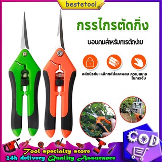 กรรไกรตัดกิ่ง กรรไกรสวน สแตนเลสสาขาสวน ตัดต้นไม้ ตัดไม้เก็บผลไม้ กรรไกรวัชพืชกระถางดอกไม้ ตัดไม้