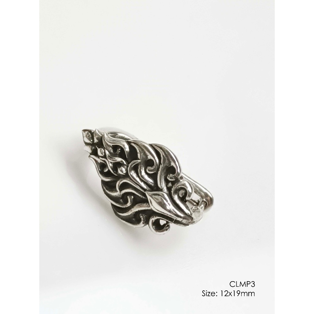 CLMP3Silver925 amulet casing clamp self-installation จี้ประดับ กรอบพระ เงินแท้925