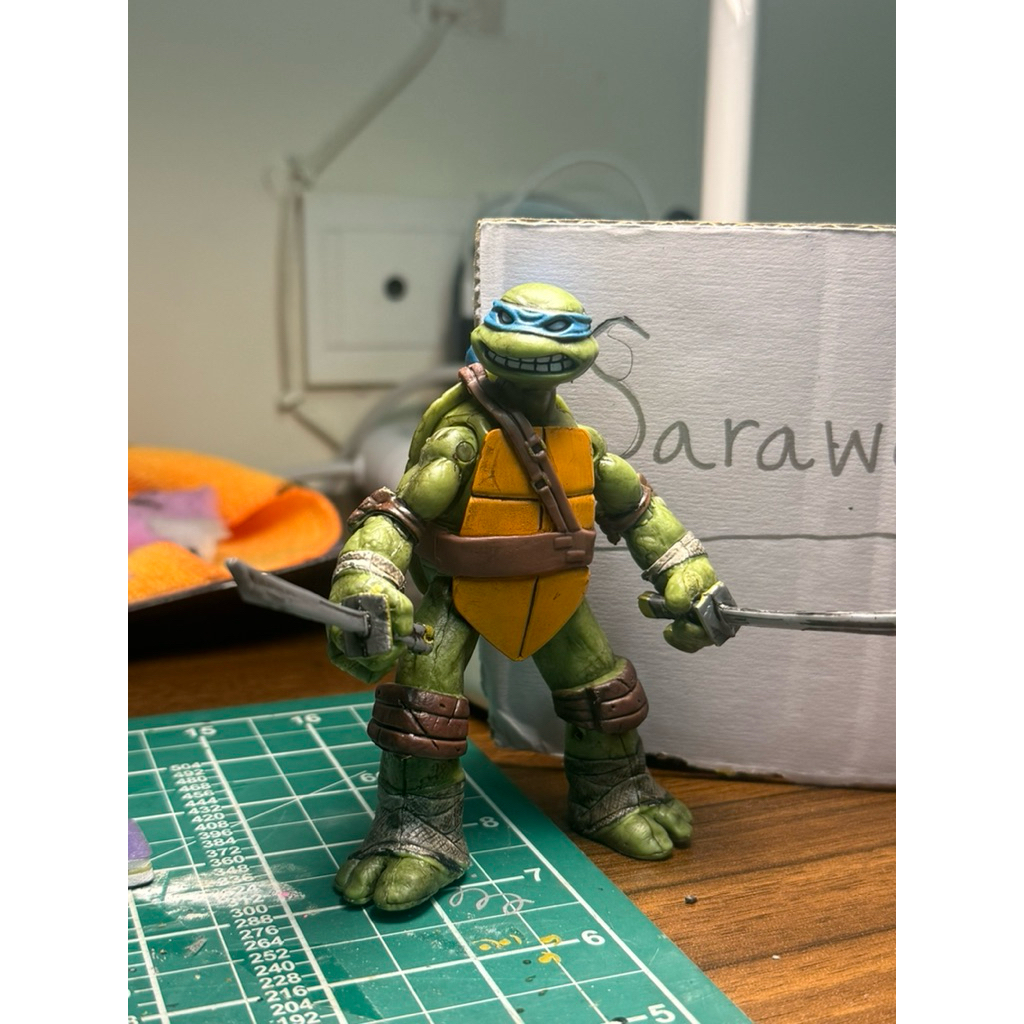 Tmnt งานทำสี Leonardo