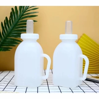ขวดนม ขวดนมลูกวัว 1000ml/2000ml ขวดป้อนนมวัว แพะ แกะ จุกนมนิ่ม พร้อมส่ง ขวดป้อนนมวัว ขวดนมลูกวัว แบบเปลี่ยนหัวได้