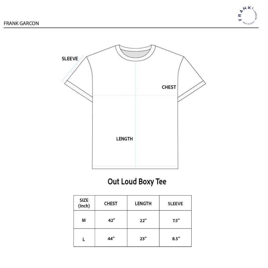 FRANK. Out Loud Boxy Tee - รูปที่ 2