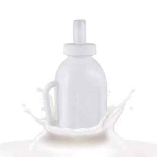 ขวดป้อนนมวัว ขวดนมลูกวัว 1000ml/2000ml จุกนมนิ่ม เปลี่ยนหัวได้ ใช้ได้กับวัว แพะ แกะ