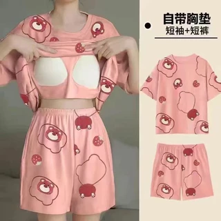 ชุดนอนการ์ตูนผ้าคอตตอน 10 ลายสุดคิ้วท์ (รหัส QZ)