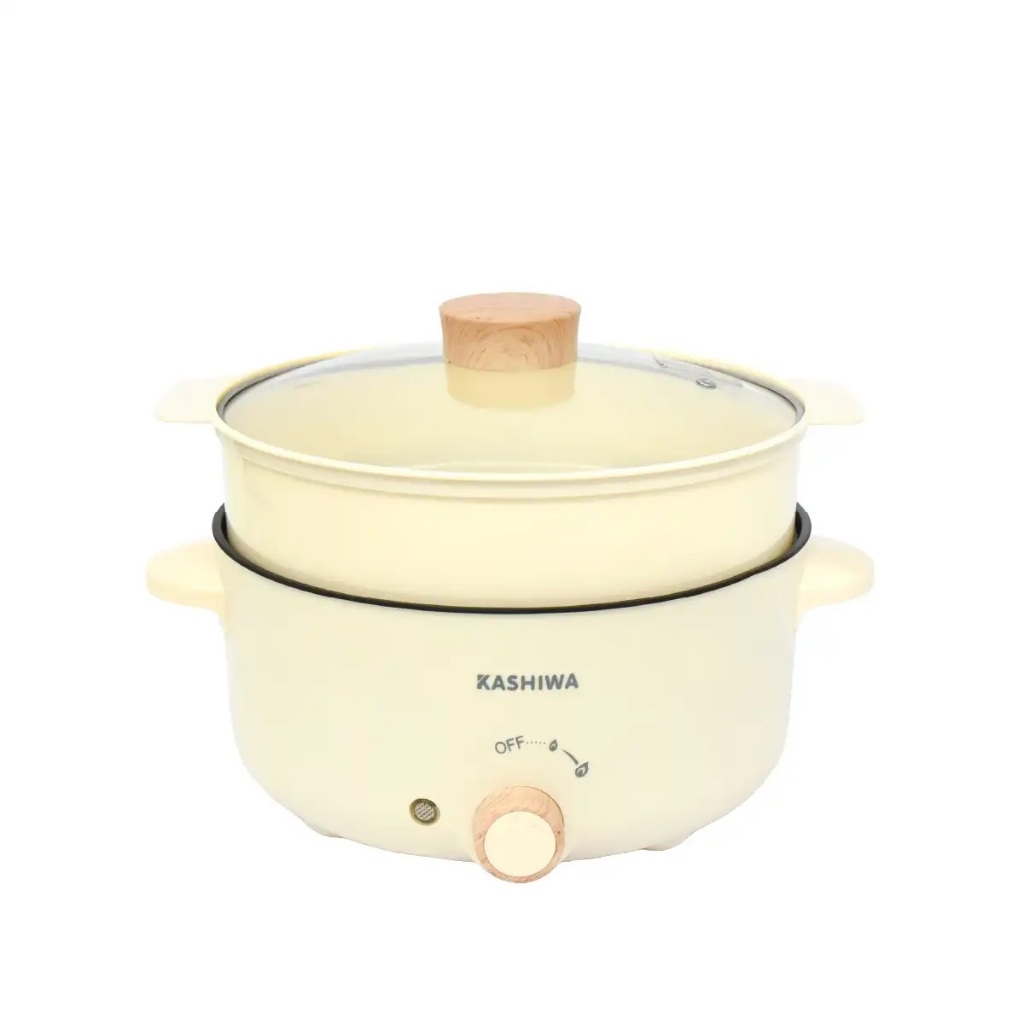 KASHIWA หม้อสุกี้อเนกประสงค์ มีซึ้งนึ่ง รุ่น KW-352