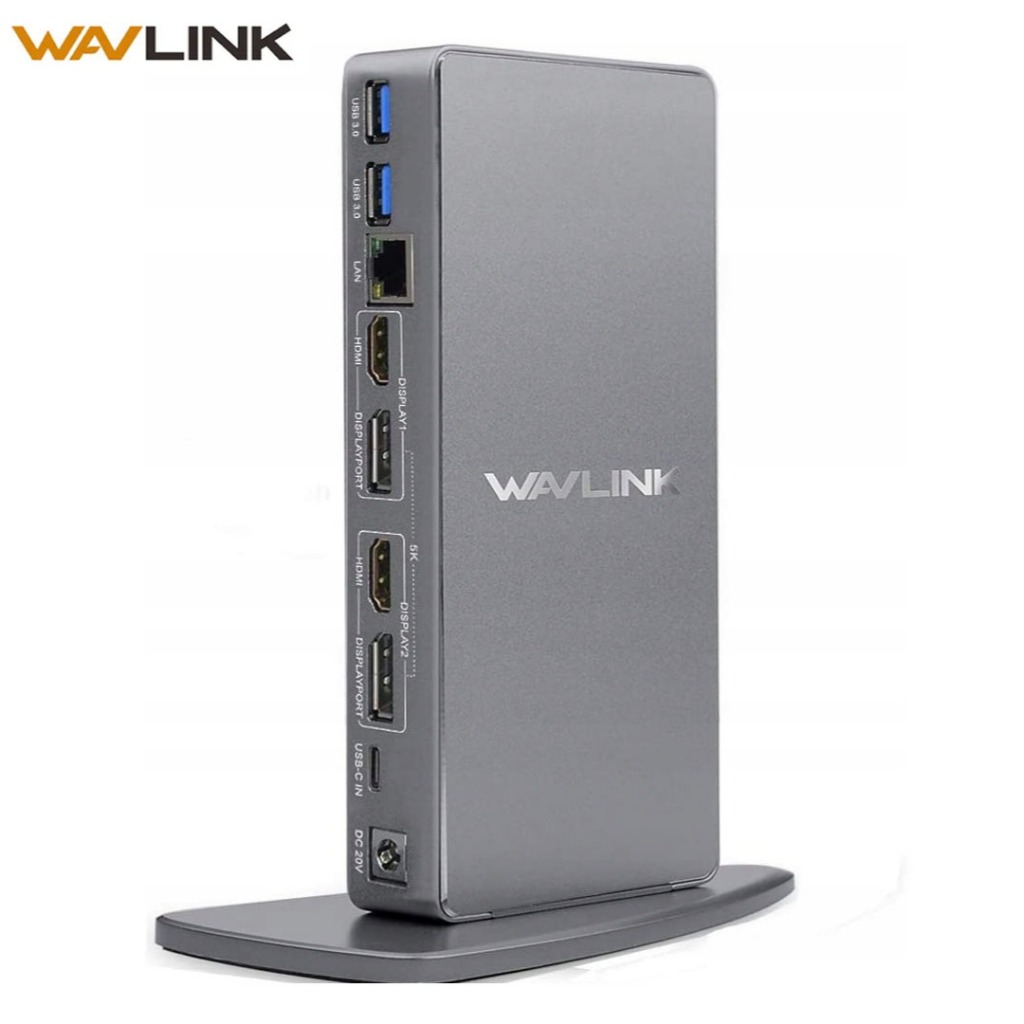 Wavlink UG69DK7 USB C Ultra 5K Dual 4K HD Multiple Display Universal Docking Station