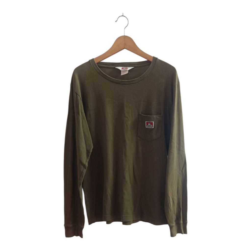 เสื้อยืดแขนยาวคอกลม/BEN DAVIS