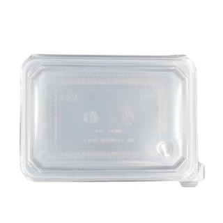 KU Pack รุ่น G133 G134 กล่องอาหาร ฝาพับ 1-2ช่อง 750 ML เข้าเวฟได้ (25ชิ้น/แพ็ค)