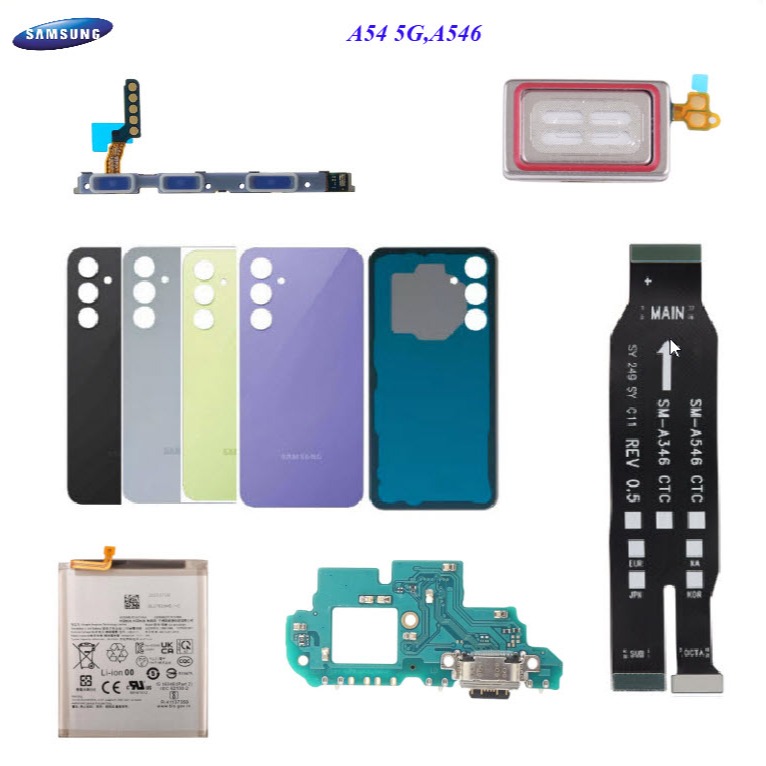 อะไหล่มือถือ Samsung A54 5G,A546/สายแพร/ลำโพงหูฟัง/แบตเตอรี่ EB-BA546ABY/ฝาหลัง