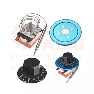 เตาอบ เทอร์โมสตัทเตาอบ ควบคุมอุณหภูมิ 50 - 300และ 30-110 องศา60-200 องศา16A 250V ไฟ220V อะไหล่เตาอบ