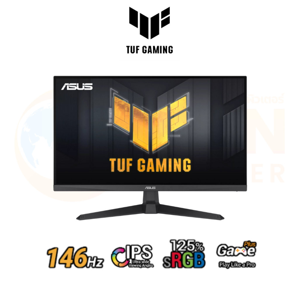ASUS MONITOR (จอมอนิเตอร์) TUF GAMING VG279QE5A 27" IPS 146Hz - 3 YEAR