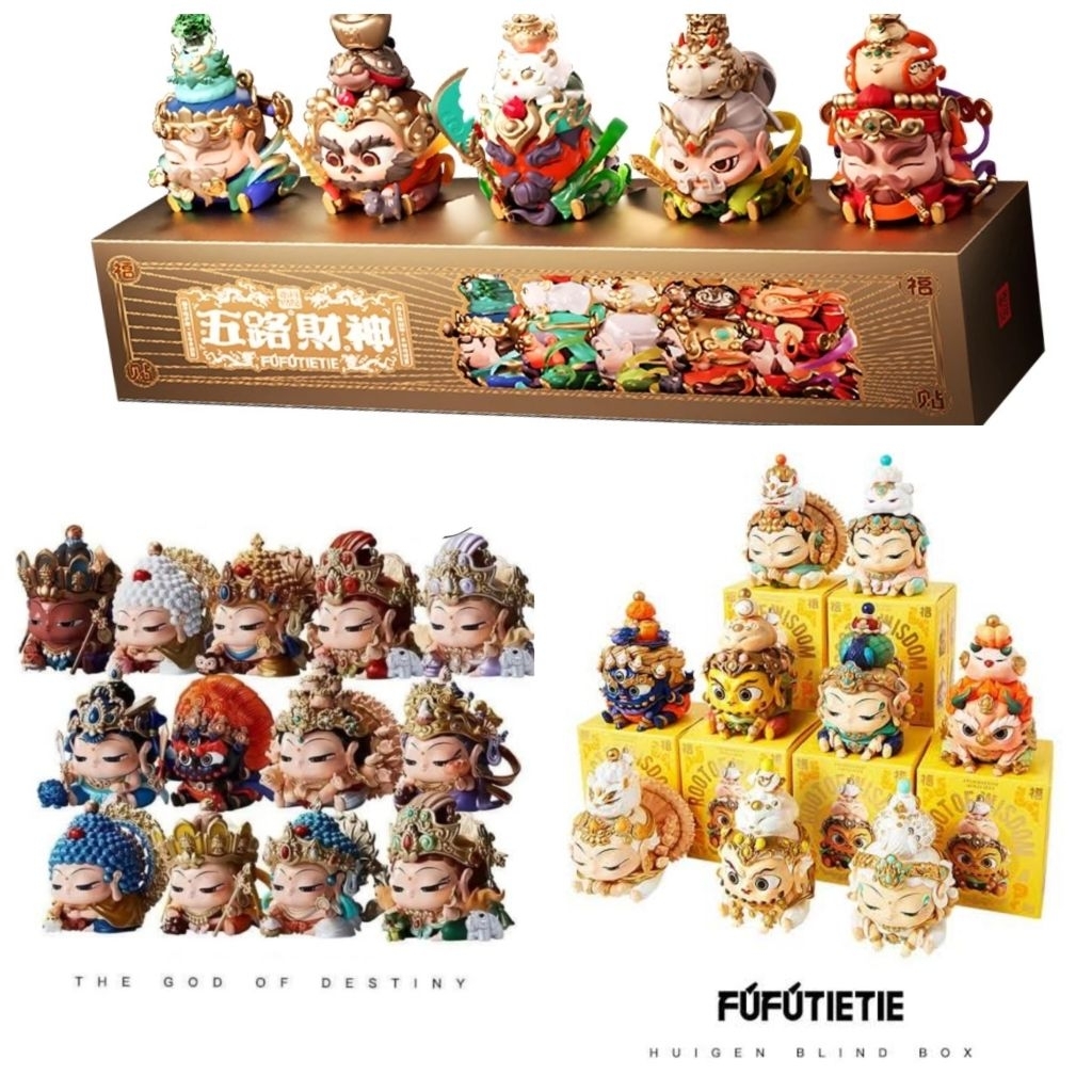 🌈เช็คการ์ด พร้อมส่งในไทย🇹🇭 โมเดลArt Toys องค์เทพ FuFuTieTie โมเดล