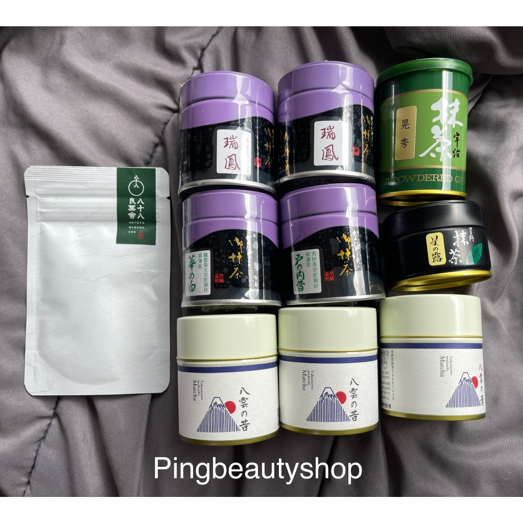 พร้อมส่ง Kanbayashi Shunsho / Hokoen / Nakamura Chaho Matcha ผงมัทฉะเกรดพิธีจากญี่ปุ่น Matcha Ceremo