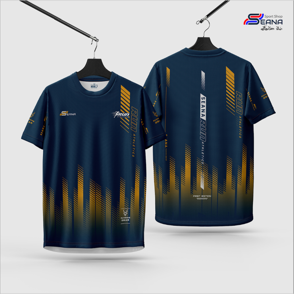 Seana เสื้อกีฬา 19 สีพรีเมี่ยม - First Collection 📌 ชาย/หญิง ผ้าเย็นสบาย ผิวสัมผัสนุ่มลื่น