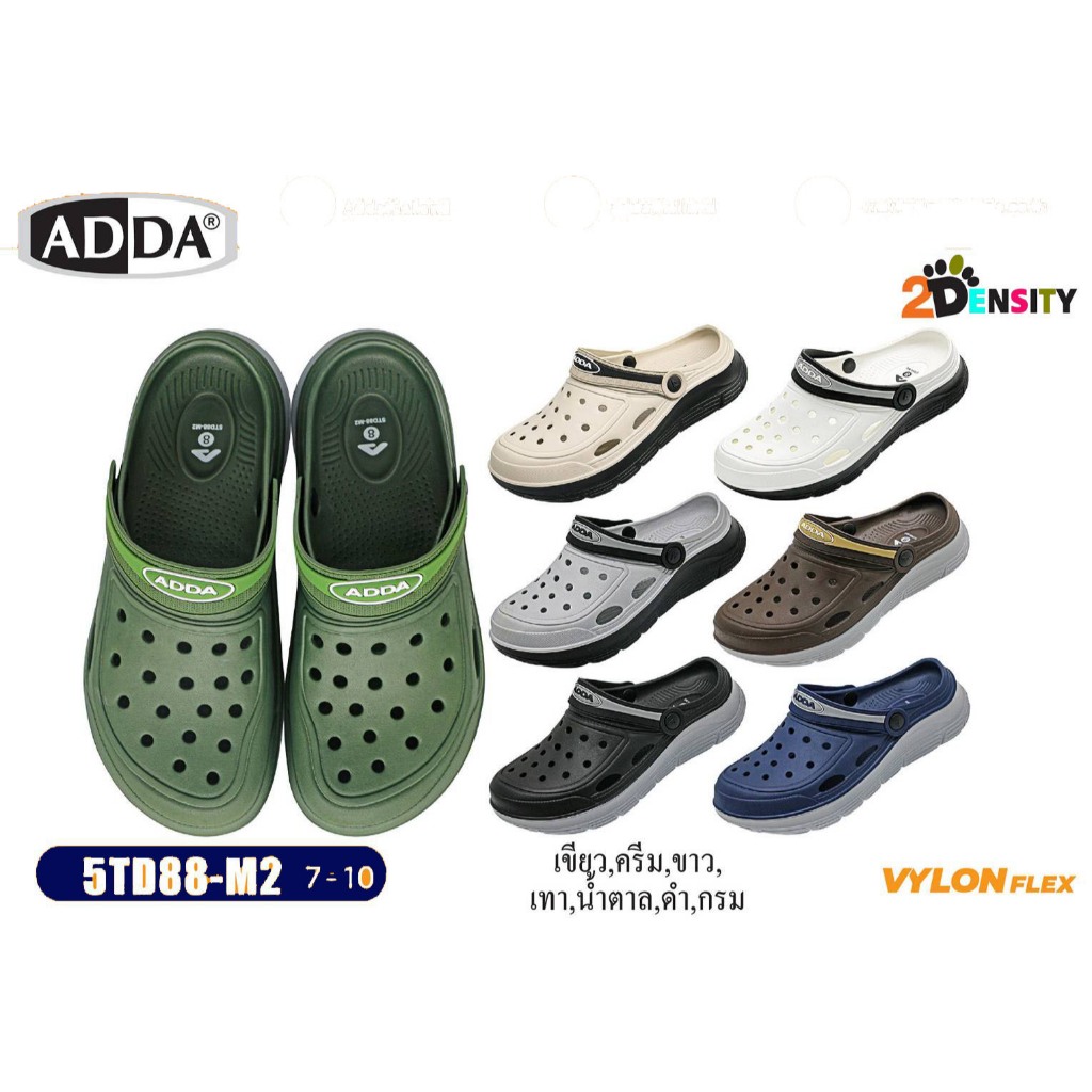 รองเท้าADDAรุ่น5TD88 รองเท้าปิดหัวพื้นหนาไซส์7-10