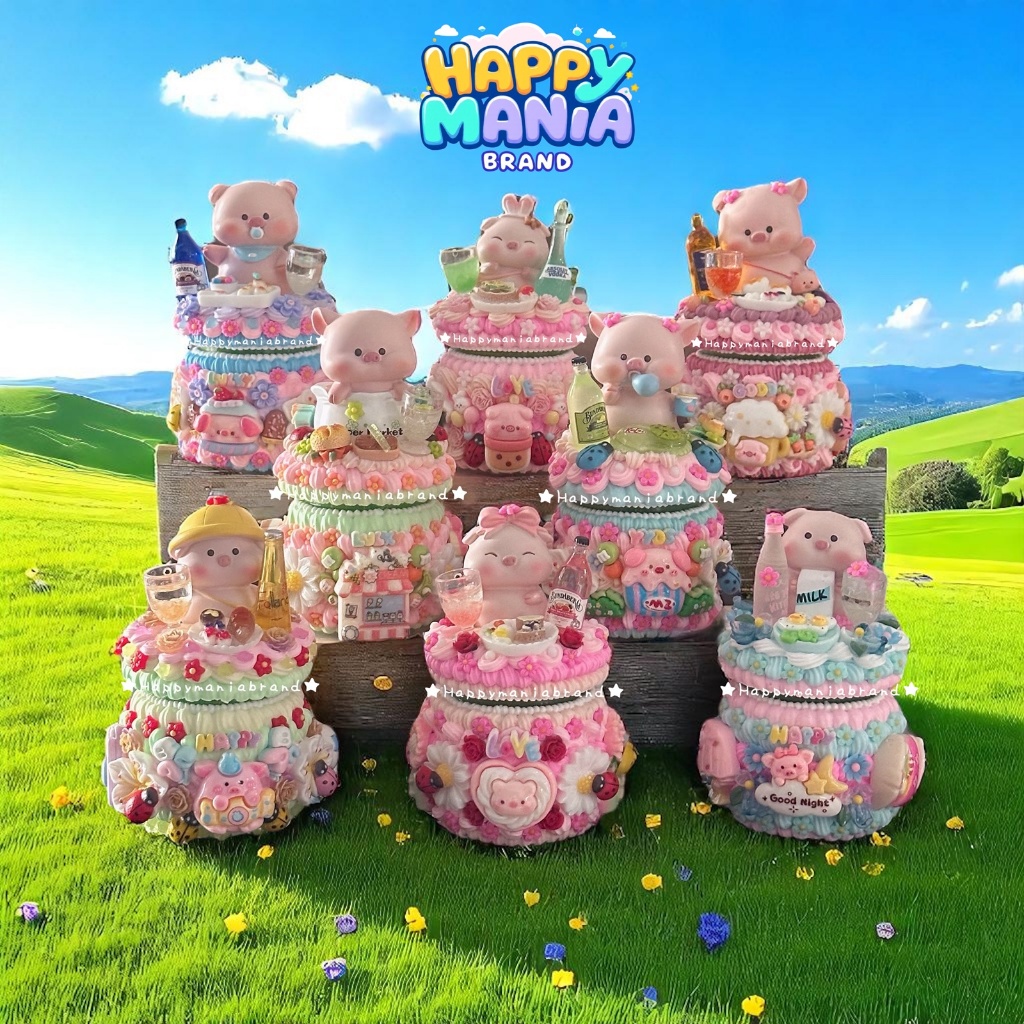 [พร้อมส่ง] เคสยาดม DIY น้องหมูน้อยน่ารักกับมื้ออาหารสุดแสนอร่อย  มี 8 สไตล์ ชิ้นเดียวในโลก