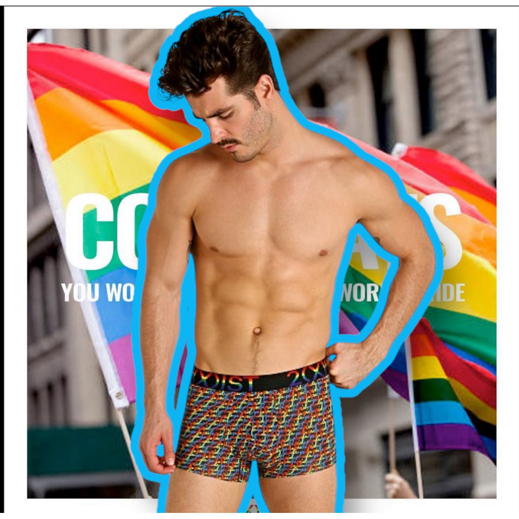 กางเกงในชาย 2(X)IST  pride Trunk size M,L