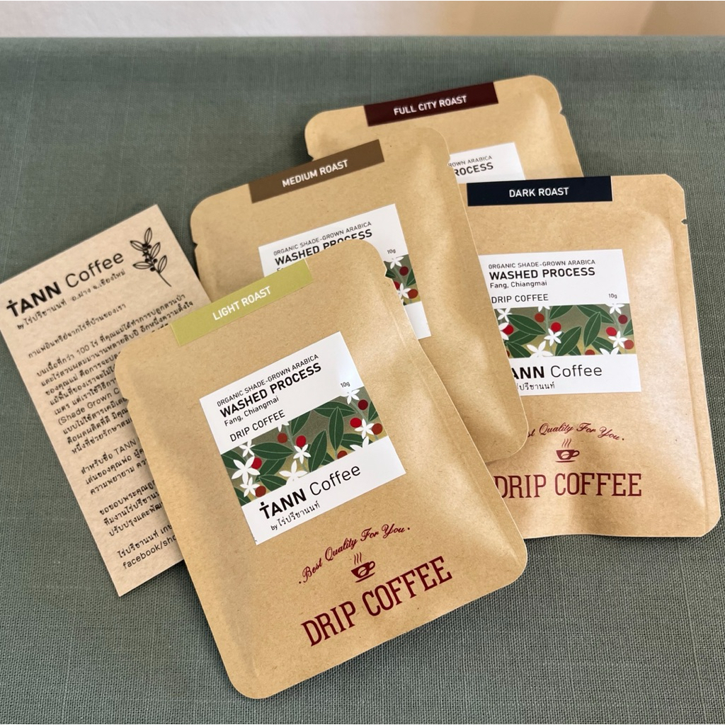 Drip Coffee กาแฟดริป Arabica/Washed Process (1กล่อง บรรจุ 6,10ซอง) ราคาถูก Shopee Lazada