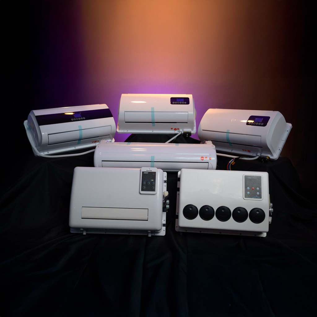 แอร์dc ติดรถ 24V 9,600btu สินค้าพร้อมส่งในไทย